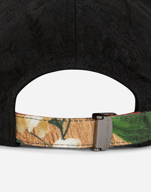 BROCADE BASEBALL CAP WITH DG EMBROIDERY