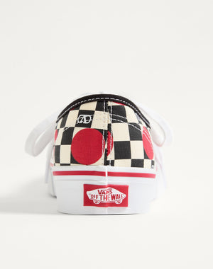 Sneaker Low-Top Valentino Garavani And Vans In Tessuto Con Stampa VLogo Checkerboard E Dettaglio Pois