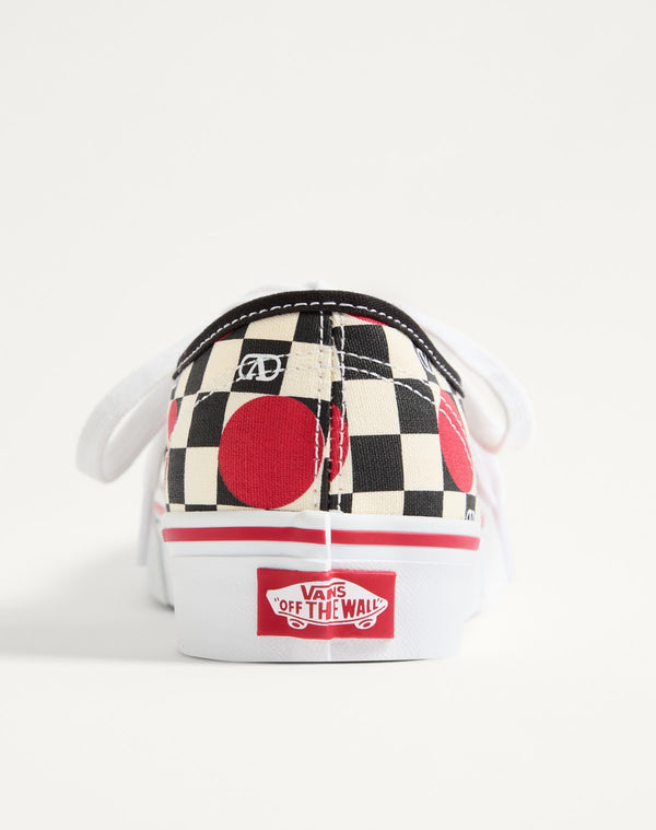 Sneaker Low-Top Valentino Garavani And Vans In Tessuto Con Stampa VLogo Checkerboard E Dettaglio Pois