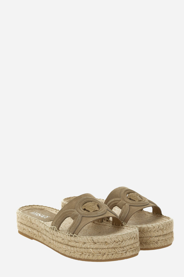 Medusa 95 Espadrilles In Calf Leather