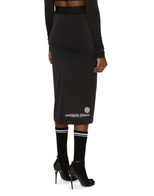 DGVIB3 SPANDEX JERSEY PENCIL SKIRT