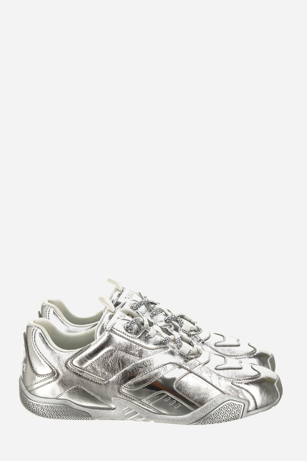 Galaxia Sneaker In Laminated Lamb Leather