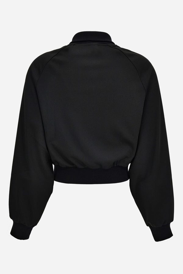 Sweatshirt In Technical Jersey With Medusa Embroidery