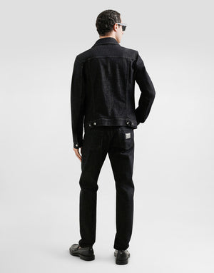 REGULAR-FIT COTTON JEANS WITH TAG