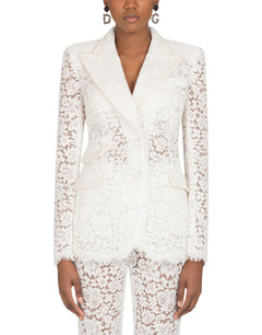 LACE JACKET WITH EDGE DETAILING