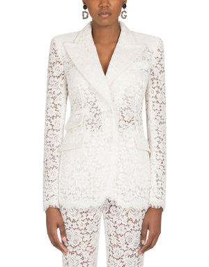 LACE JACKET WITH EDGE DETAILING