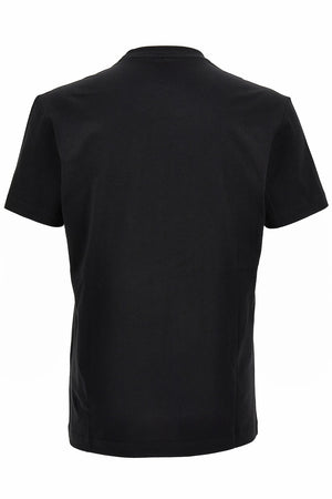 T-Shirt In Jersey Fabric + Versace Stamp Print