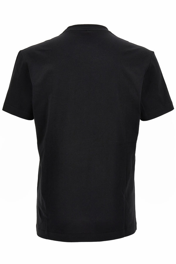 T-Shirt In Jersey Fabric + Versace Stamp Print