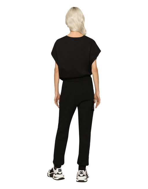 JOGGING PANTS WITH DG LOGO PATCH