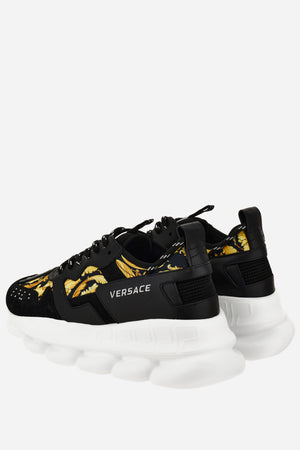 Chain Reaction Low Top In Suede-Barocco Print Fabric