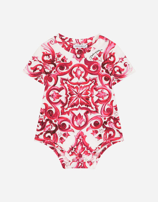 2-BABYGROW GIFT SET IN MAJOLICA-PRINT JERSEY