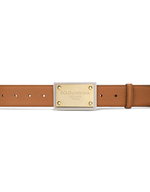 GRAINY CALFSKIN BELT