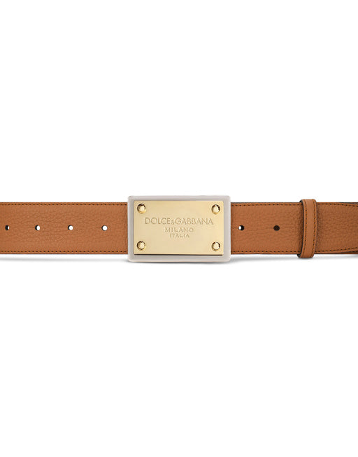 GRAINY CALFSKIN BELT