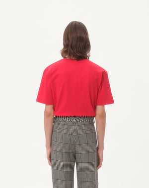 T-Shirt In Cotone Con Stampa Chez Valentino