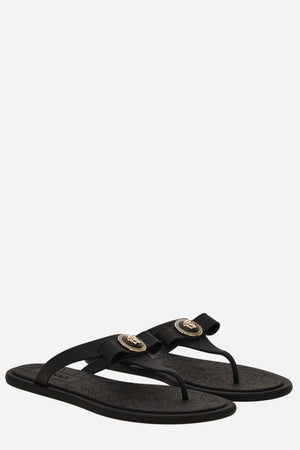 Gianni Ribbon Slides In Rubber