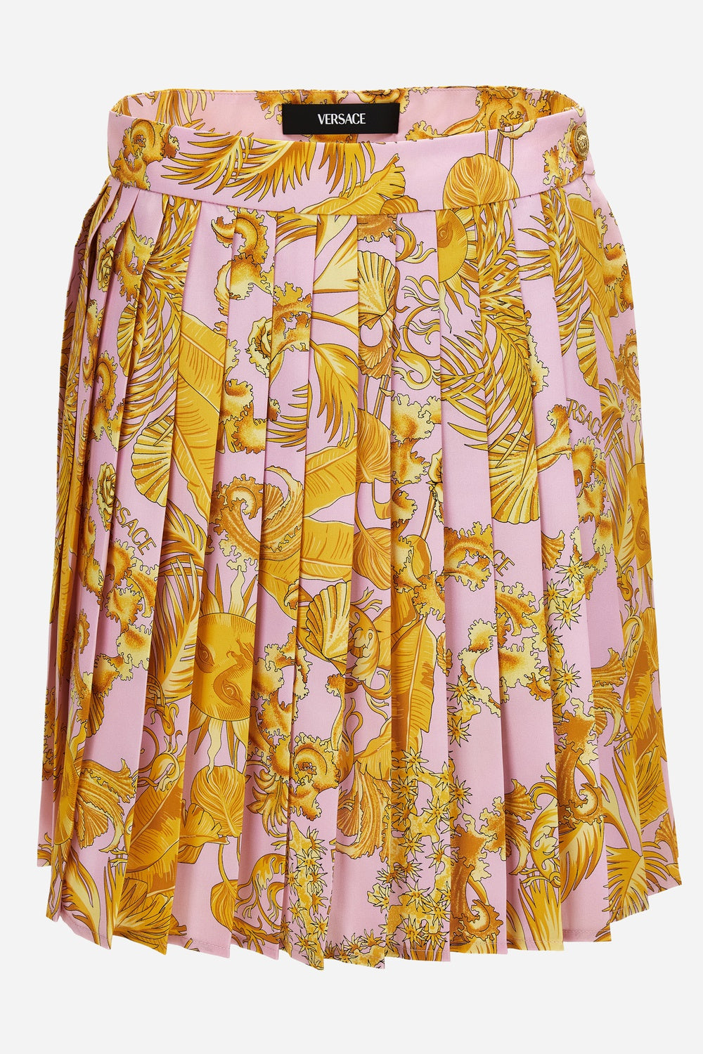 Skirt In Twill Poly Baroque Palm Allover Print