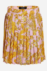Skirt In Twill Poly Baroque Palm Allover Print