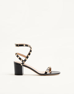 SANDALO ROCKSTUD IN VITELLO CON CINTURINI 60MM
