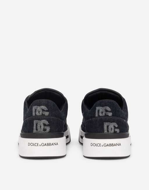 NEW ROMA SNEAKERS WITH DENIM LOGO