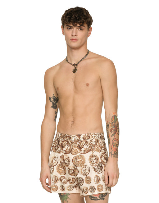 COIN PRINT SWIM SHORTS
