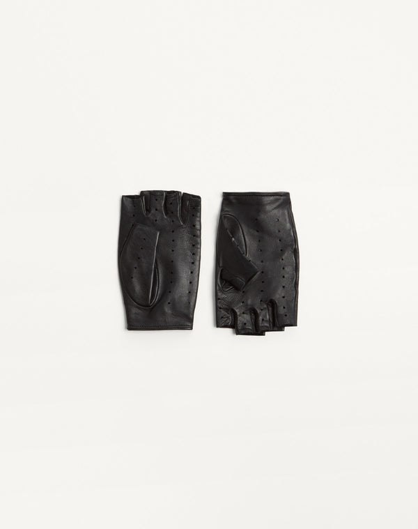 Guanti Fingerless Vlogo Signature In Nappa 