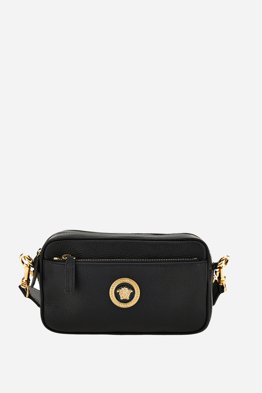 Icon Crossbody Bag In Grainy Calf Leather
