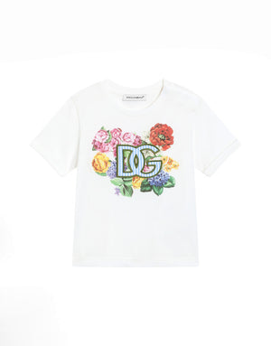 JERSEY T-SHIRT WITH DG LOGO
