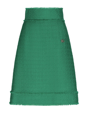 RASCHEL TWEED MIDI SKIRT
