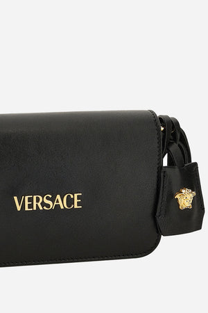 Versace Tag Mini Bag In Lamb Leather