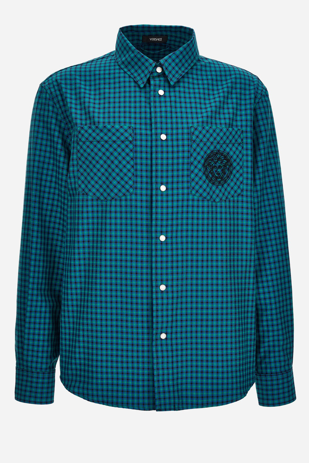 Informal Shirt In Cotton Twill Exclusive Tartan Design