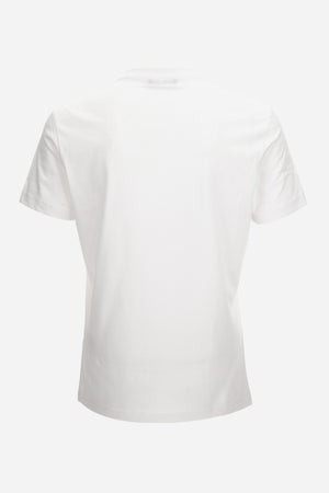 T-Shirt In Jersey Fabric-Versace Via Gesu' Print