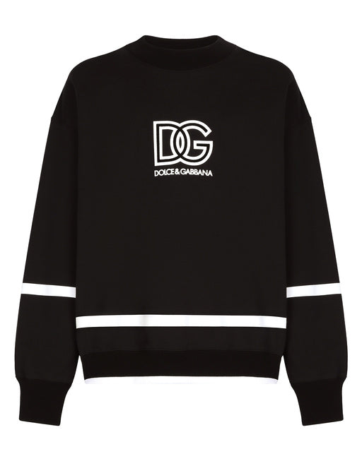 ROUND-NECK SWEATSHIRT WITH DG LOGO