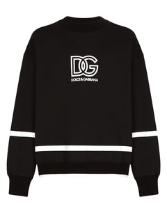 ROUND-NECK SWEATSHIRT WITH DG LOGO