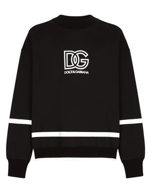 ROUND-NECK SWEATSHIRT WITH DG LOGO