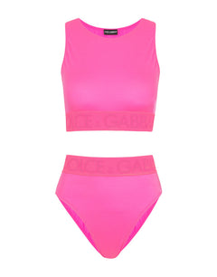 BIKINI TOP WITH BRANDED ELASTIC