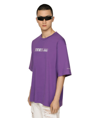 COTTON JERSEY T-SHIRT WITH DGVIB3 PRINT AND LOGO