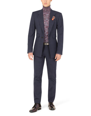STRETCH GLEN PLAID WOOL SICILIA-FIT SUIT