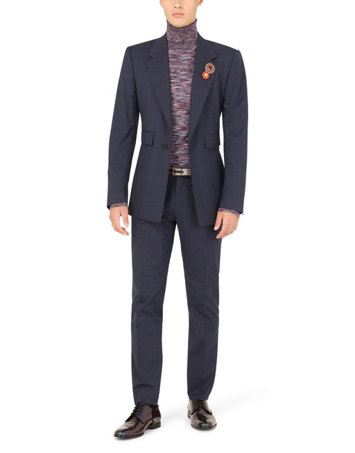 STRETCH GLEN PLAID WOOL SICILIA-FIT SUIT