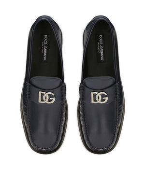BRUSHED CALFSKIN LOAFERS