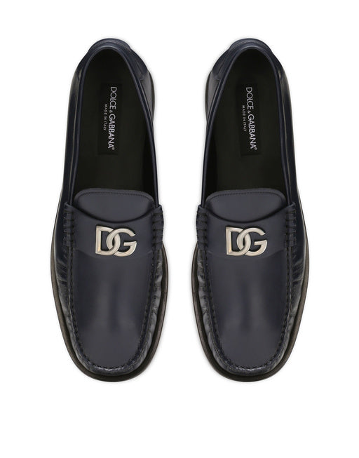 BRUSHED CALFSKIN LOAFERS