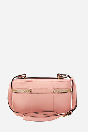 Versace Tag Shoulder In Lamb Leather