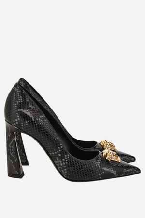 La Medusa Pump  In Printed Python Calf Leather