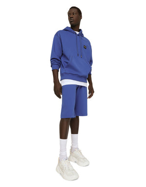 JERSEY JOGGING SHORTS WITH LOGO TAG