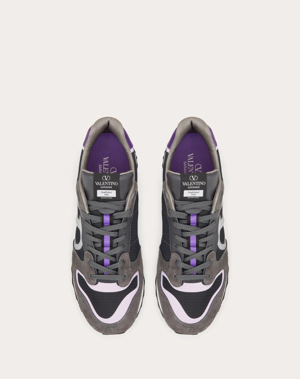 Sneaker Low-Top Vlogo Pace In Crosta, Tessuto E Vitello