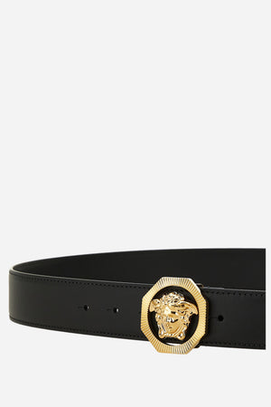 La Medusa Belt 3,5 Cm In Calf Leather