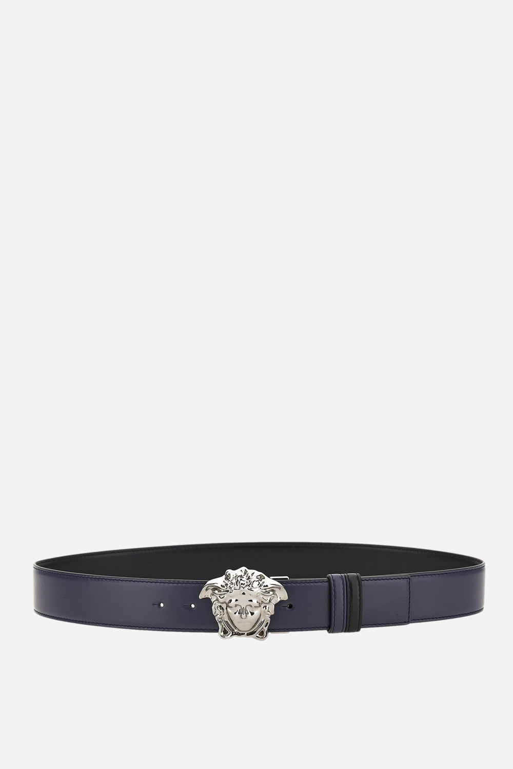 La Medusa Reversible Belt 4 Cm In Calf Leather