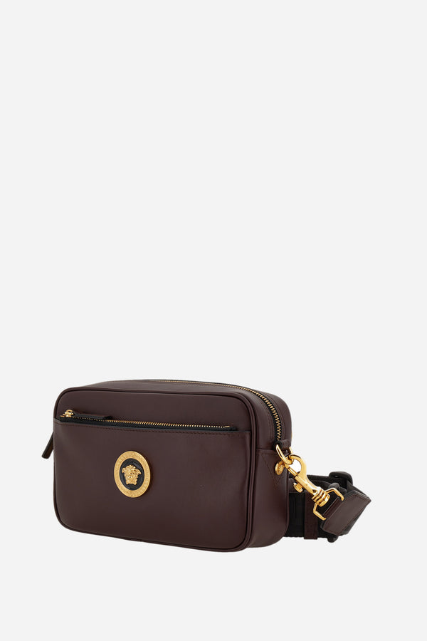 Icon Crossbody Bag In Grainy Calf Leather