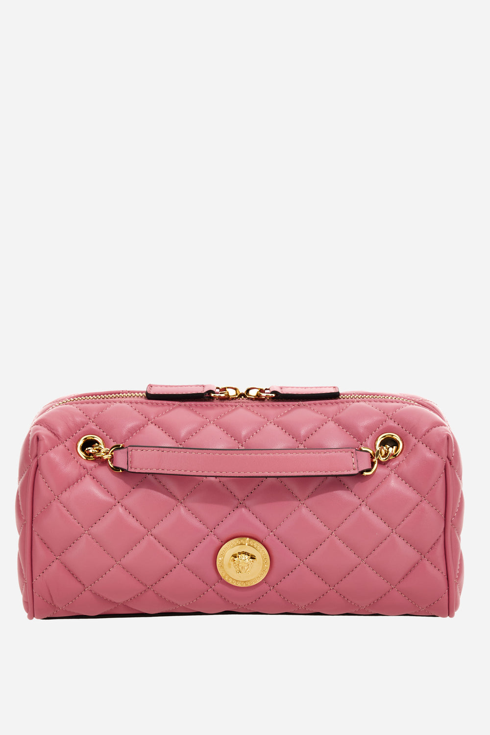 Icon Small Shoulder Bag In Quilted Lamb Leather