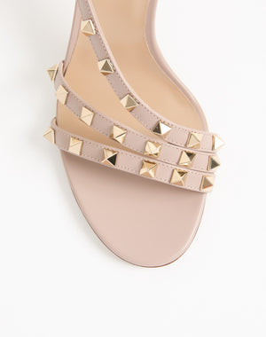 SANDALO ROCKSTUD IN VITELLO 85MM