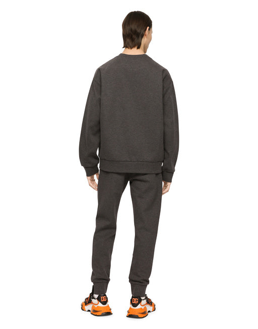 JERSEY SWEATSHIRT WITH EMBROIDERY